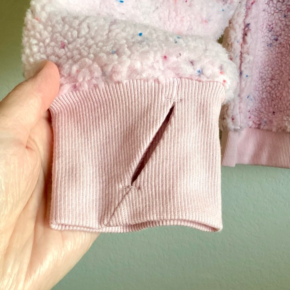 \All in Motion\ NWT Faux Shearling Pullover in Beyond Pink - Picture 10 of 16